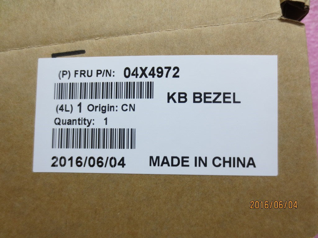 Lenovo Laptop Keyboard Bezel - 04X4972