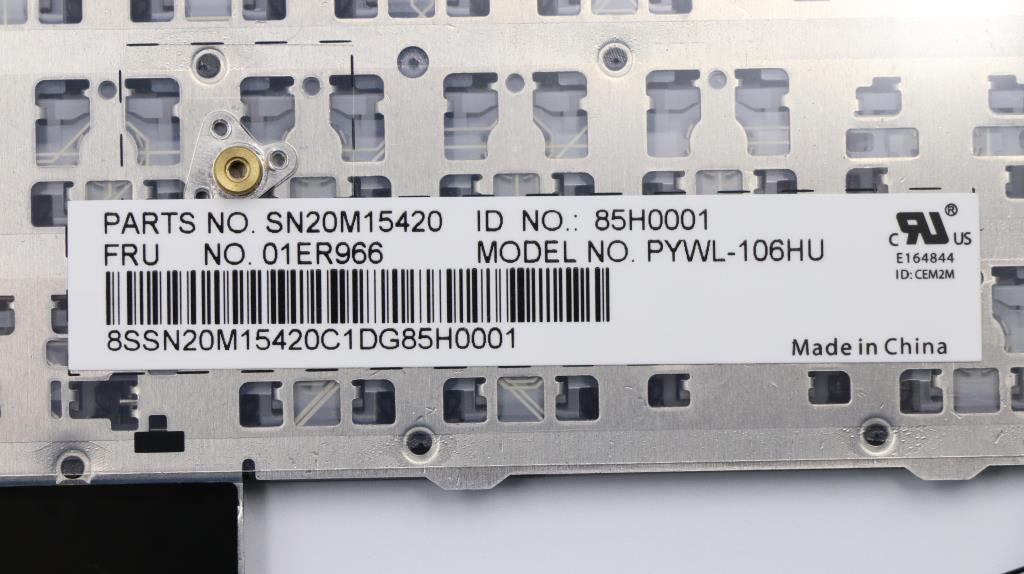 Lenovo Payton2Walter2 Nbl Kbd,Hu,Chy - 01ER966