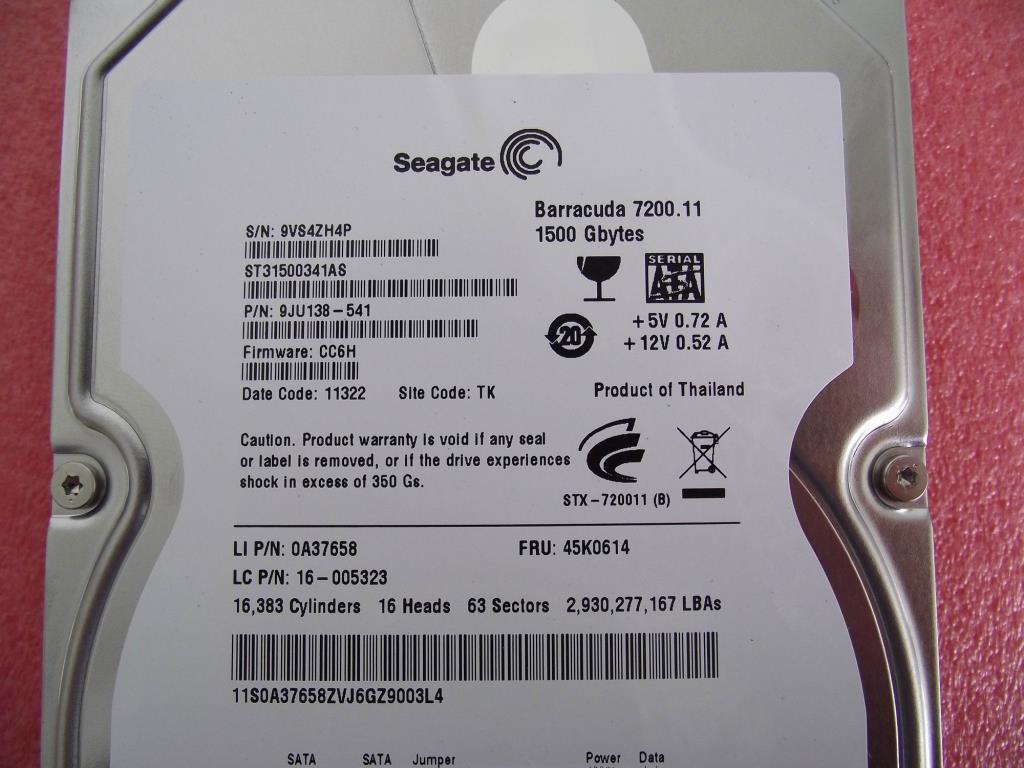 Lenovo 16005323 Hdd/Hard Disk Drive