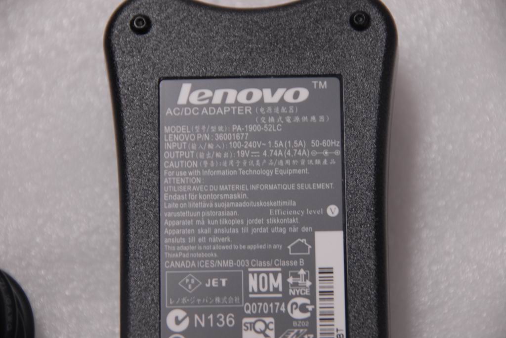 Lenovo Adapter Liteon Pa-1900-52Lc Nb - 36001677