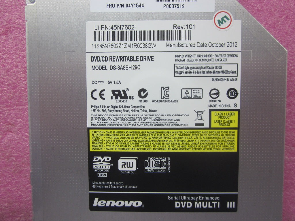 Lenovo 04Y1544 Optical Drives