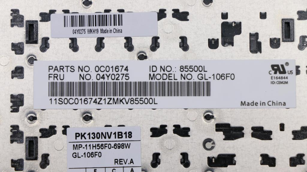 Lenovo Ki Keyboards Internal - 04Y0275