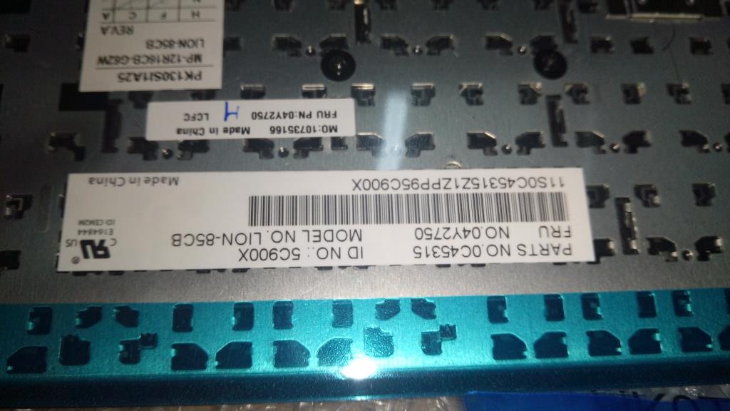 Lenovo Ki Keyboards Internal - 04Y2750