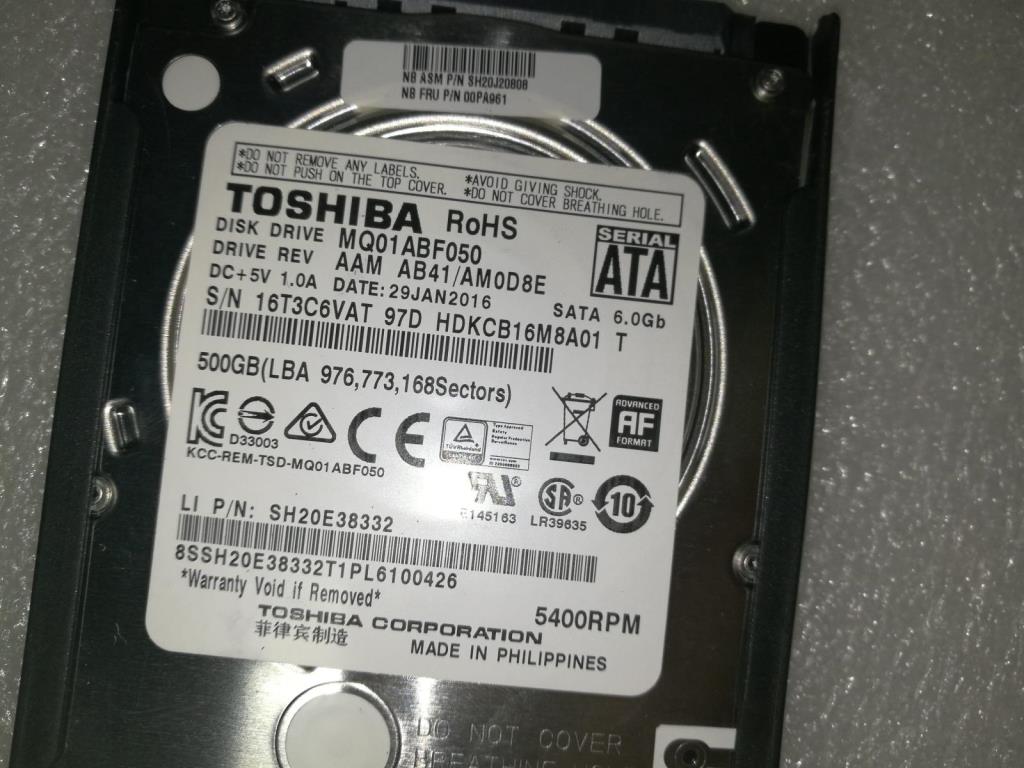 Lenovo Hd Hard Drives - 00PA961