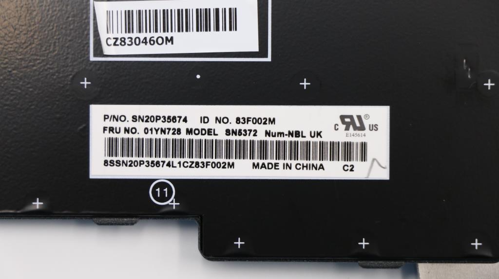 Lenovo 01YN728 Fru Como Nm Ltn Kb Sv Gb