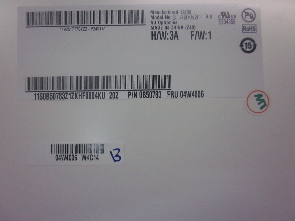 Lenovo Lcd - 04W4006