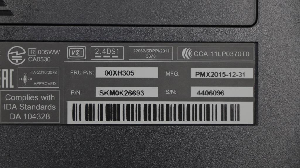 Lenovo Kb Keyboards External - 00XH305