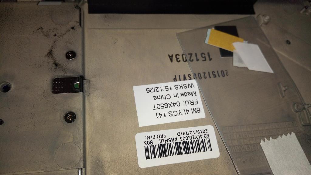 Lenovo Kp Kybd Bezels And Palmrests - 04X6507
