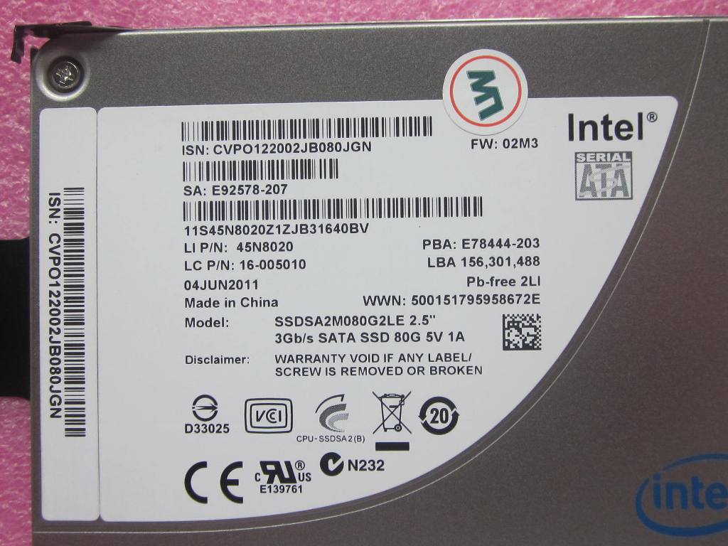 Lenovo Solid State Drives - 45N8035