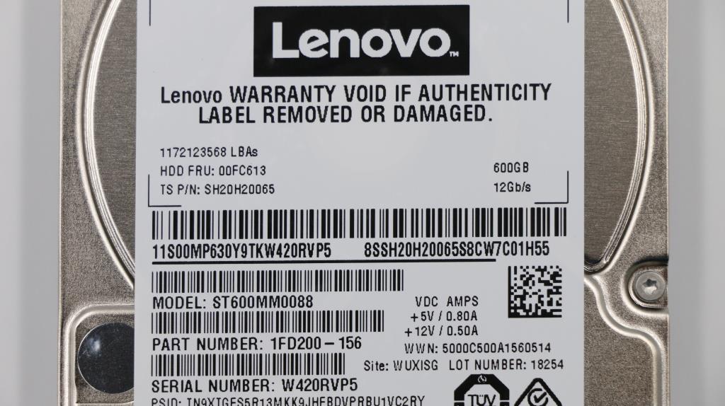 Lenovo Hd Hard Drives - 00FC613