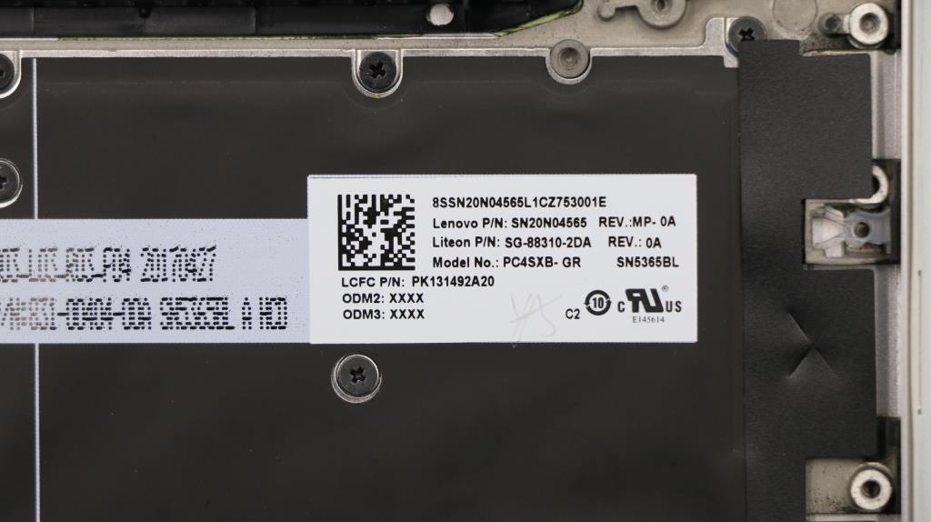 Lenovo Uppercaseasml81Brfpptn Gr Blkb - 5CB0Q59328