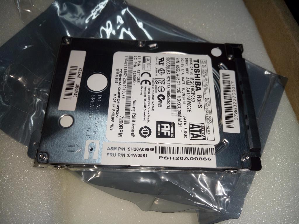 Lenovo Hd Hard Drives - 04W0581