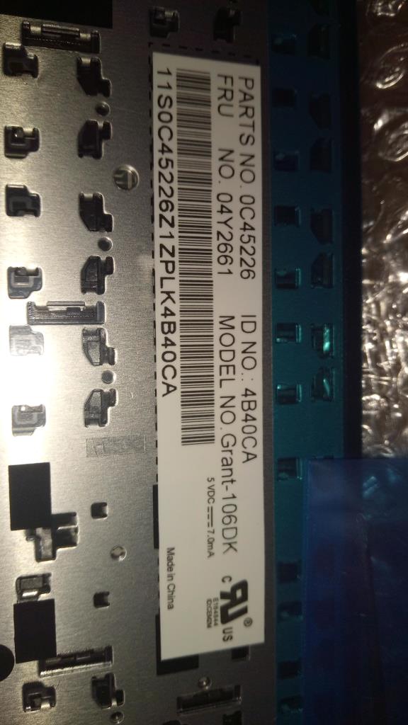 Lenovo Ki Keyboards Internal - 04Y2661