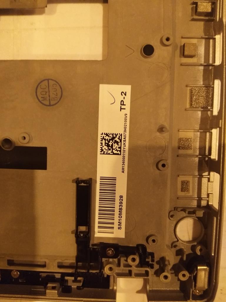 Lenovo Keyboard Bezel Asm, W/Fpr, Sil - 01ER104
