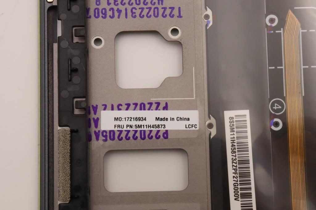Lenovo Mechasm Kbd Bzl,Ww,Gy,Chy,Eng - 5M11H45873