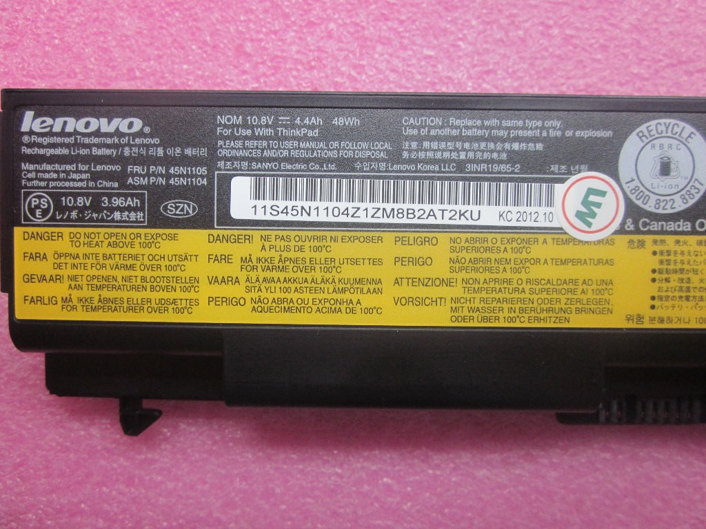 Lenovo Ba Rechargeable Batteries - 45N1105