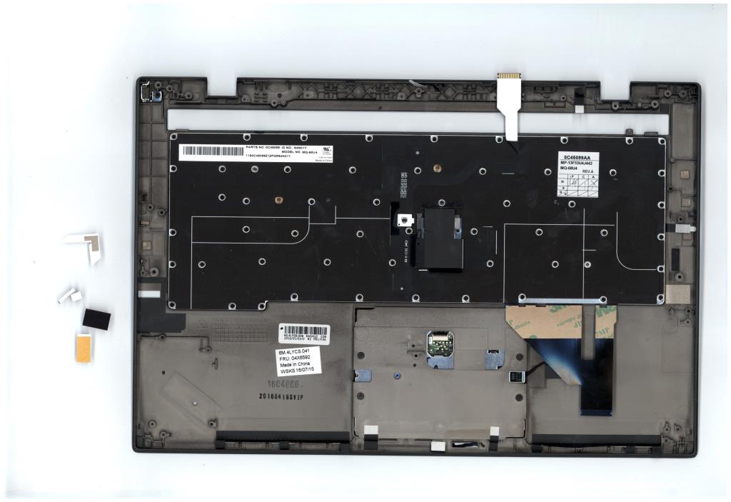 Lenovo Assembly Upper Case Us Int Wkb - 04X6592