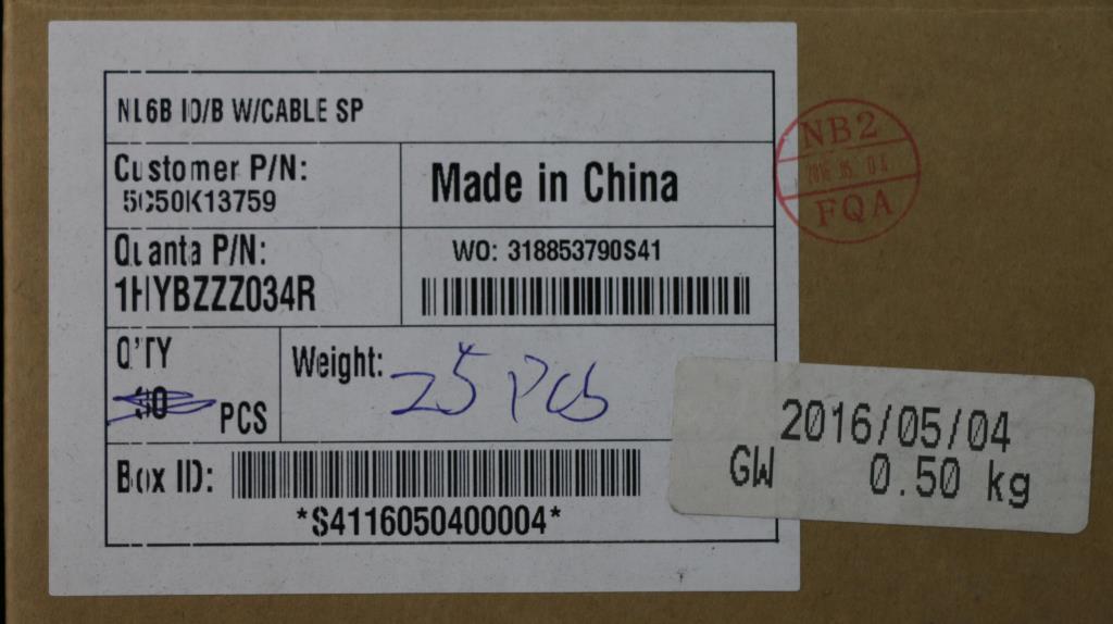 Lenovo Ci Cards Misc Internal - 5C50K13759