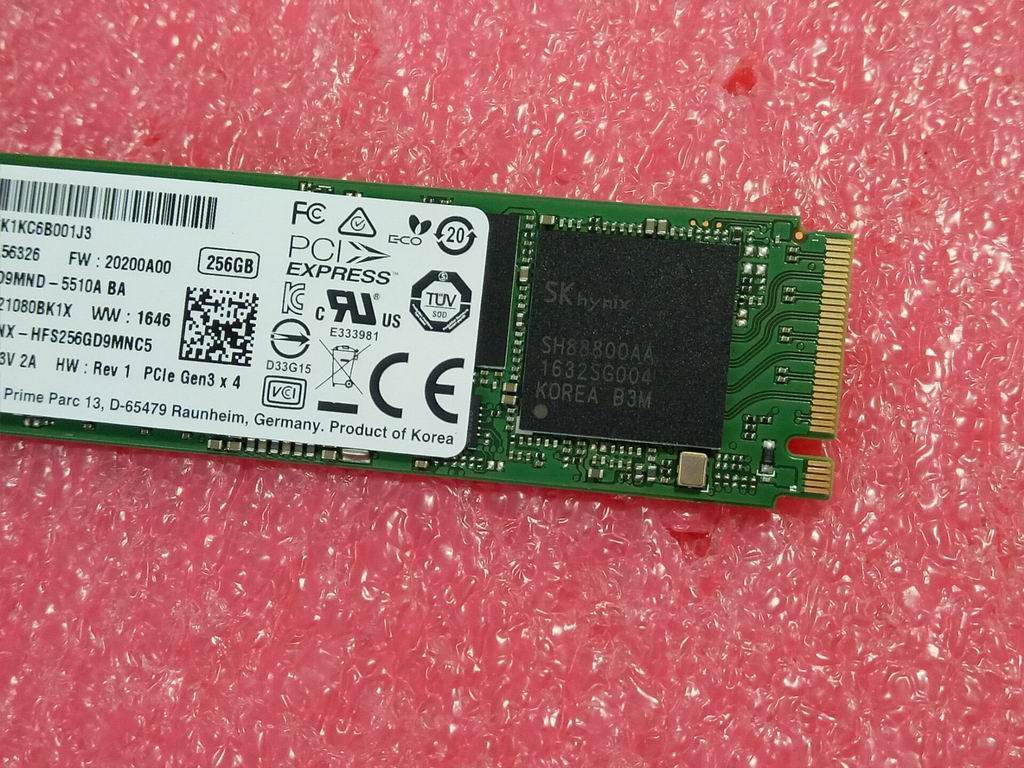 Lenovo 5SD0L56326 Hynix Hfs256Gd9Mnd-5510A 256G