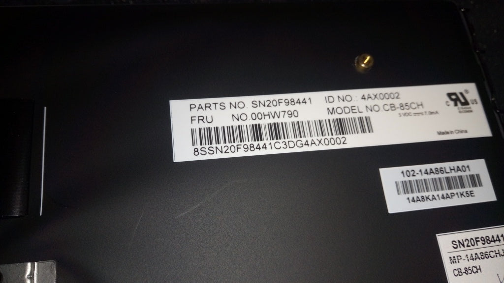 Lenovo Ki Keyboards Internal - 00HW790