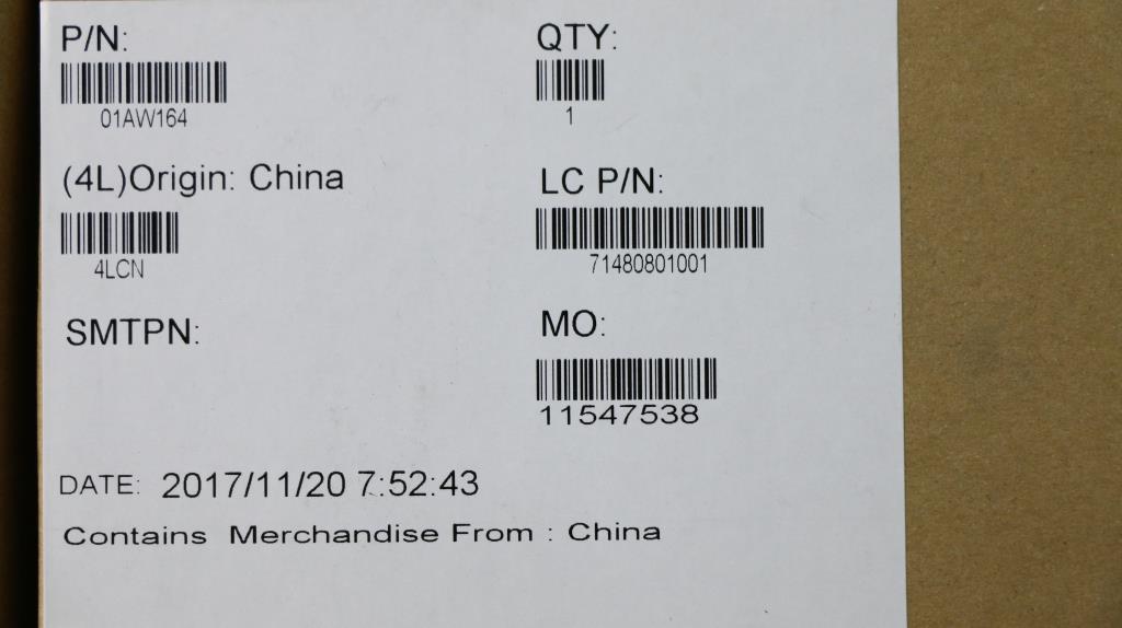 Lenovo Bz Bezels/Doors - 01AW164