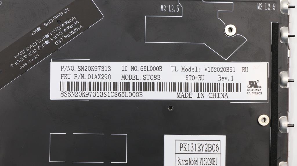 Lenovo Ki Keyboards Internal - 01AX290