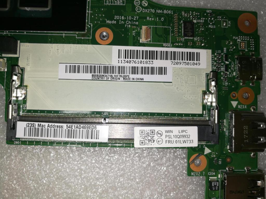 Lenovo Fru I5-6200U,Win,Nn,Mt - 01LW733