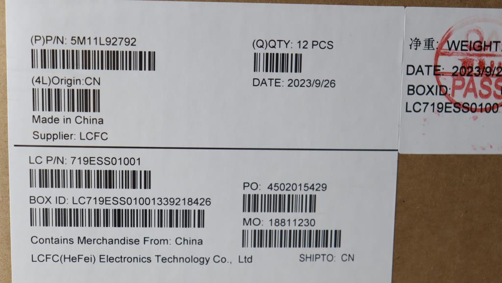 Lenovo Mech_Asm Fru Asm Roc2A O - 5M11L92792