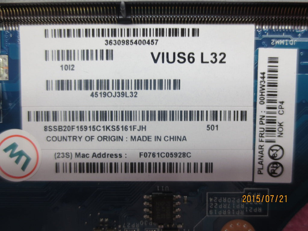 Lenovo Replacement Part - 00Hw344