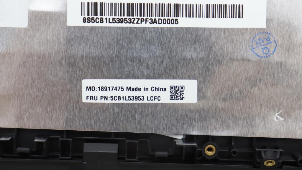 Lenovo Cover Upper Case Assembly Sws - 5CB1L53953