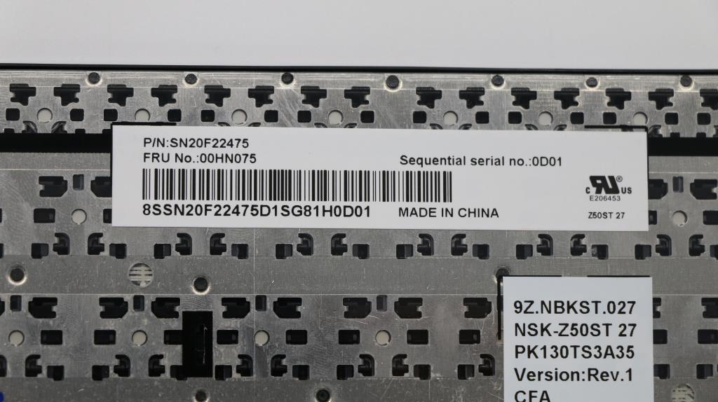 Lenovo Ki Keyboards Internal - 00HN075