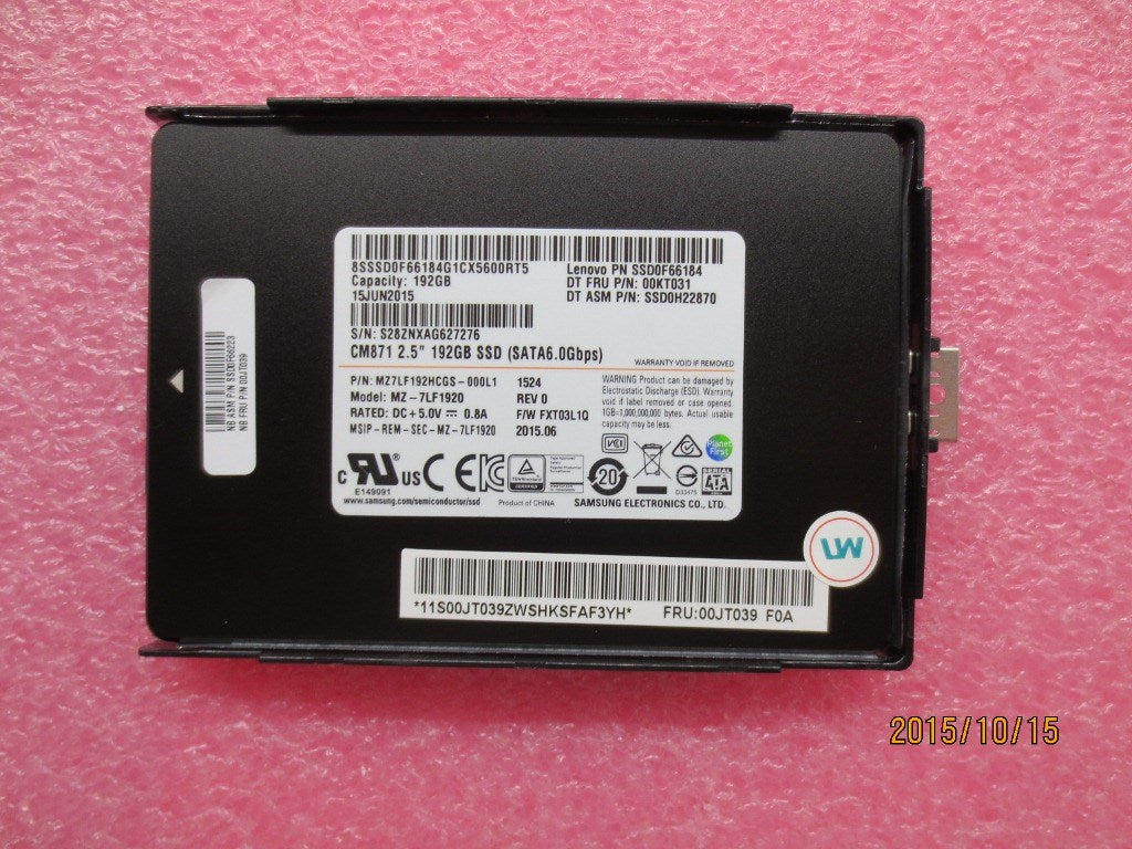 Lenovo Sd Solid State Drives - 00JT039