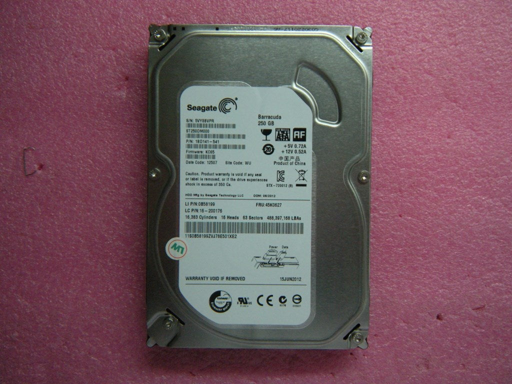 Lenovo 45K0627 Hard Drives