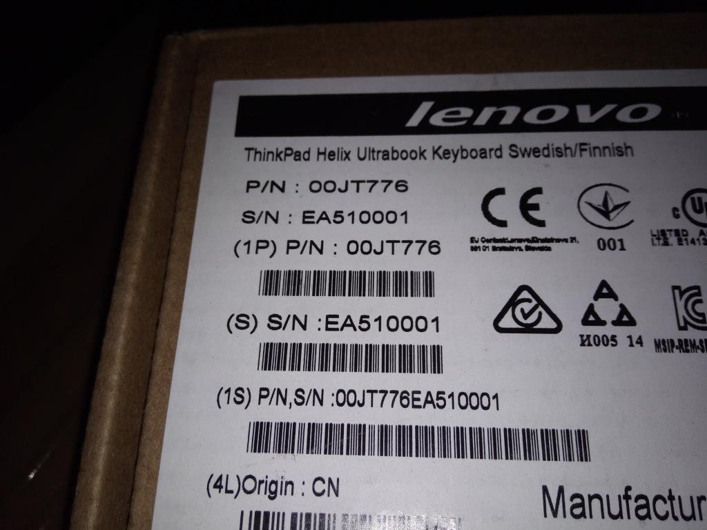 Lenovo Ki Keyboards Internal - 00JT776