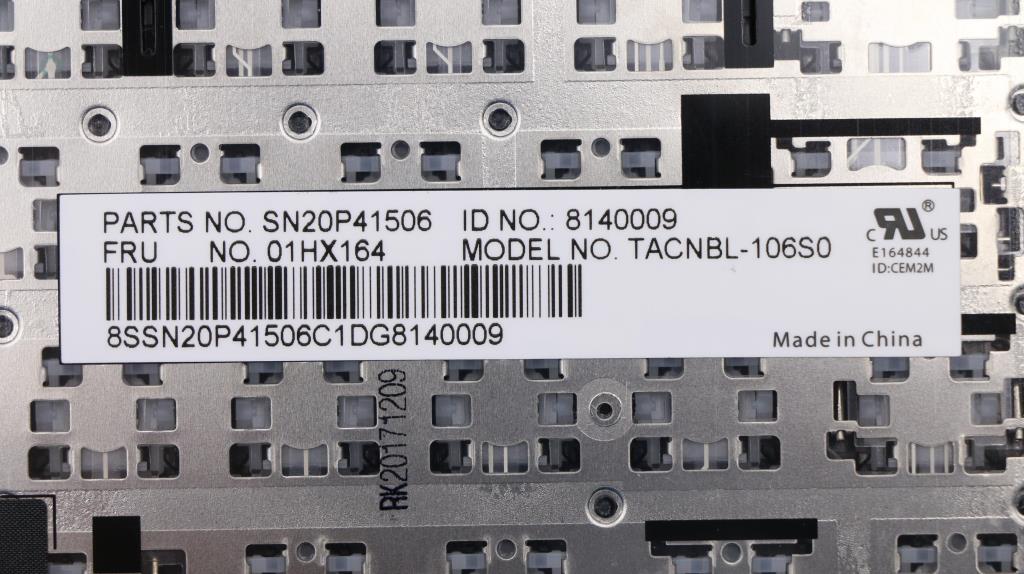 Lenovo Kb Lim16C96S04421 Se Lts2 Nbl - 01HX164