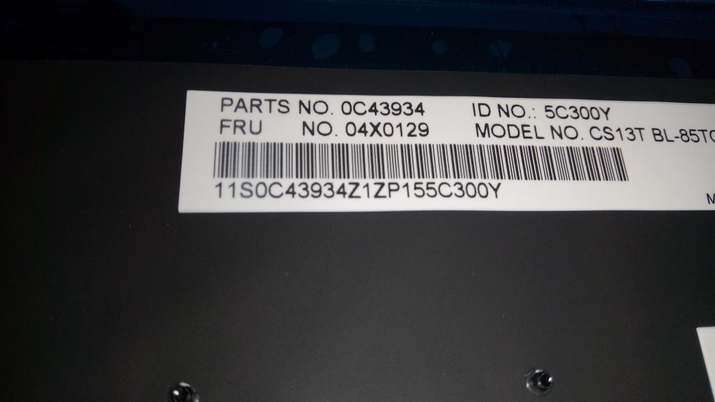 Lenovo Ki Keyboards Internal - 04X0129