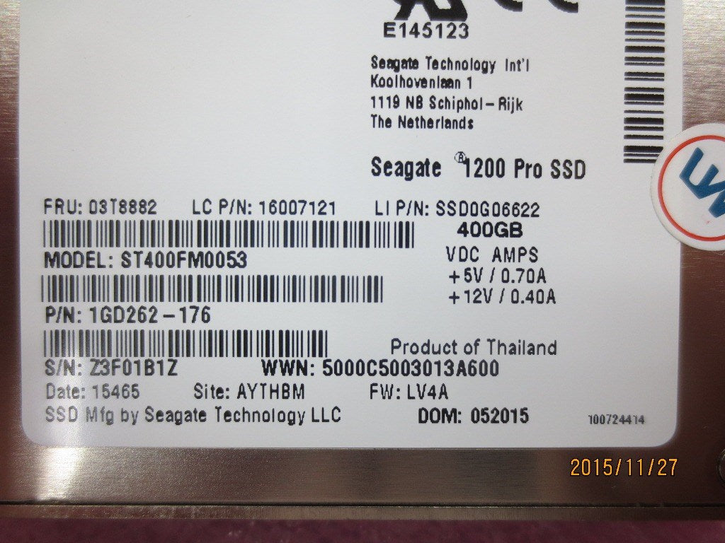 Lenovo Sd Solid State Drives - 03T8882