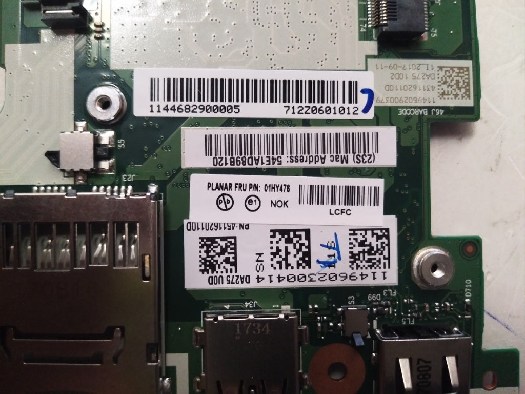 Lenovo Fru Amd A12-9800B Nok N-Tpm - 01HY476