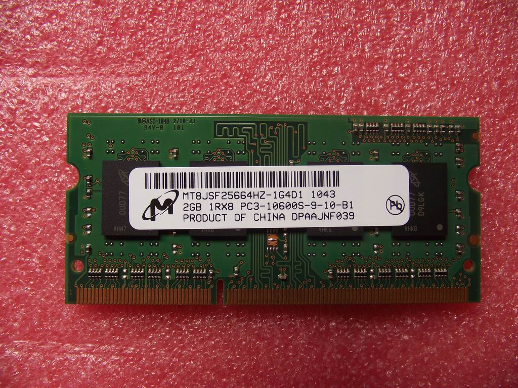 Lenovo 1007005 Ddriii Sodimm 2G Mt8Jsf25664Hz