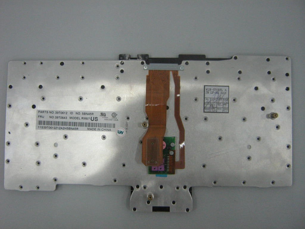 Lenovo Keyboard Nmb 15 Use - 39T0643