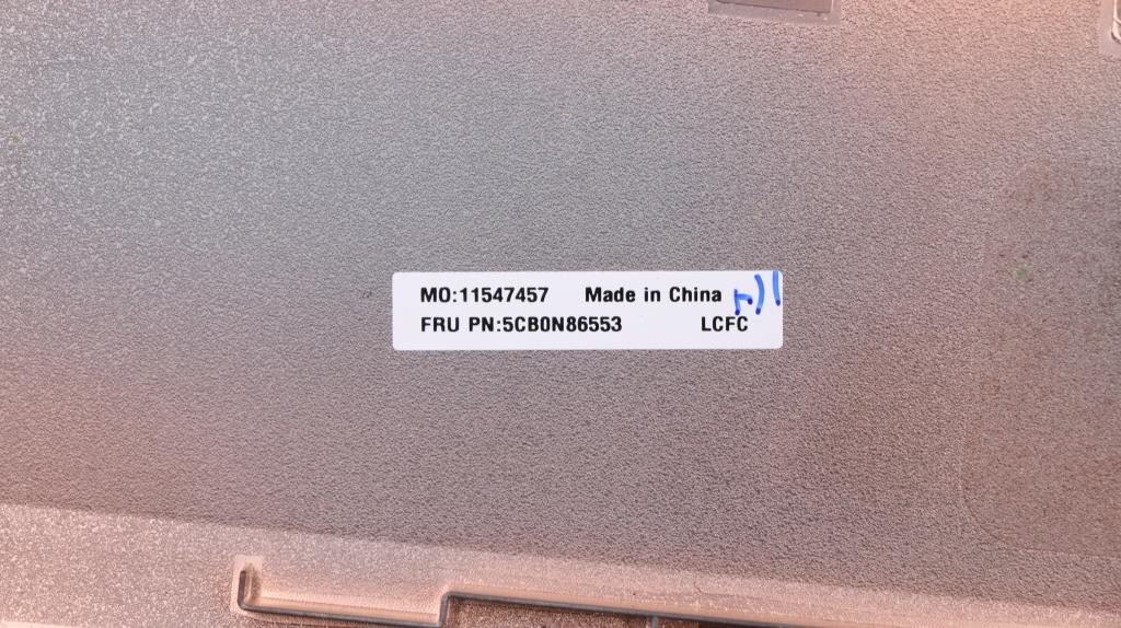 Lenovo Lowercase L80Xl Tex Ib - 5CB0N86553