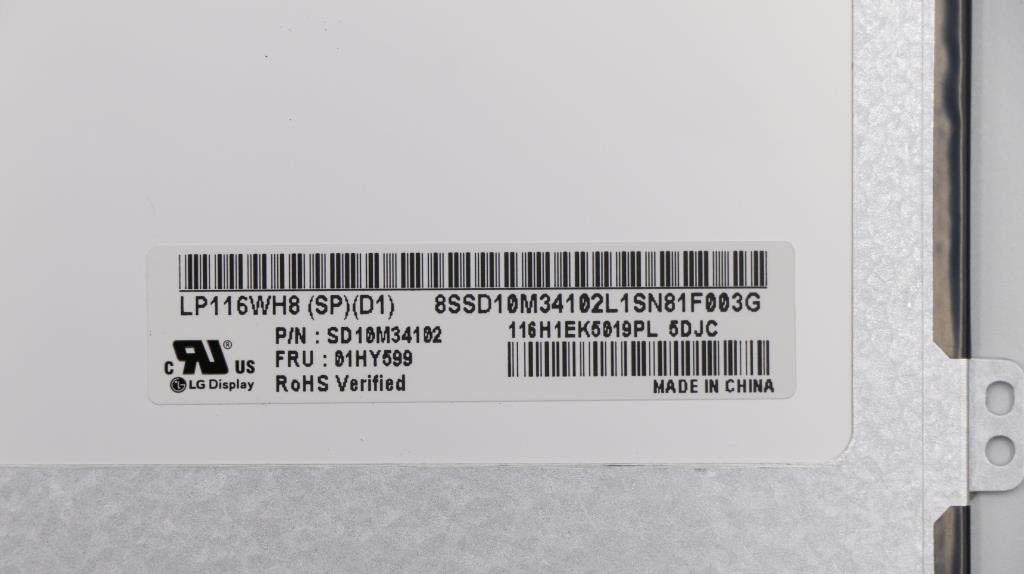 Lenovo Lgd 116Hd Ips Lclw Ag - 01HY599