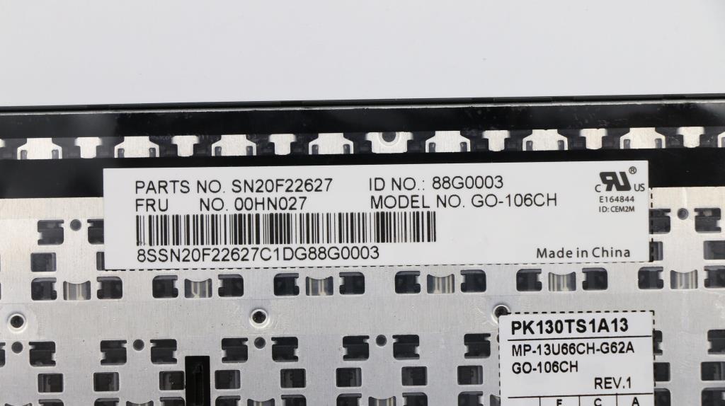 Lenovo Ki Keyboards Internal - 00HN027