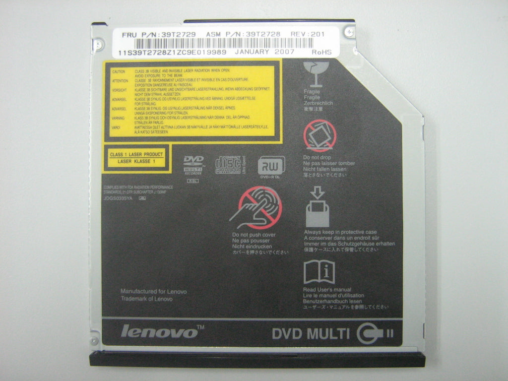 Lenovo 39T2729 Cdrom Ubs Rombo5 Pcc