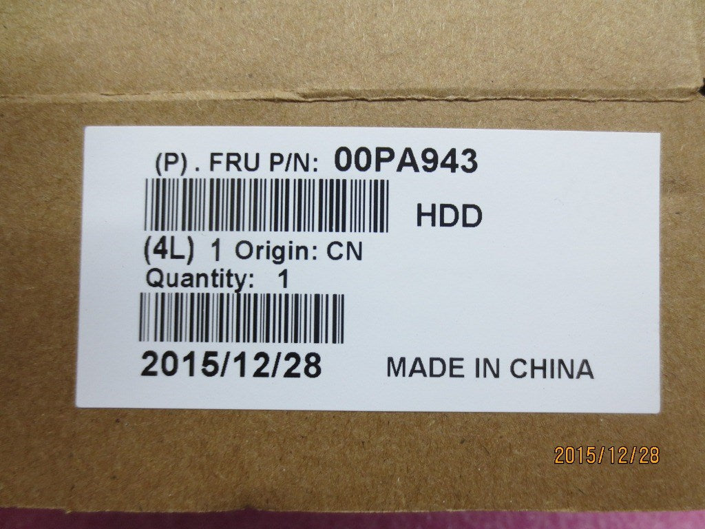 Lenovo Hd Hard Drives - 00PA943