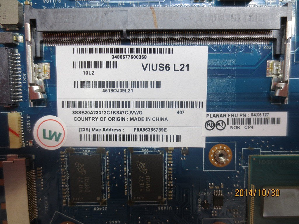 Lenovo Mb Assembly - 04X5127