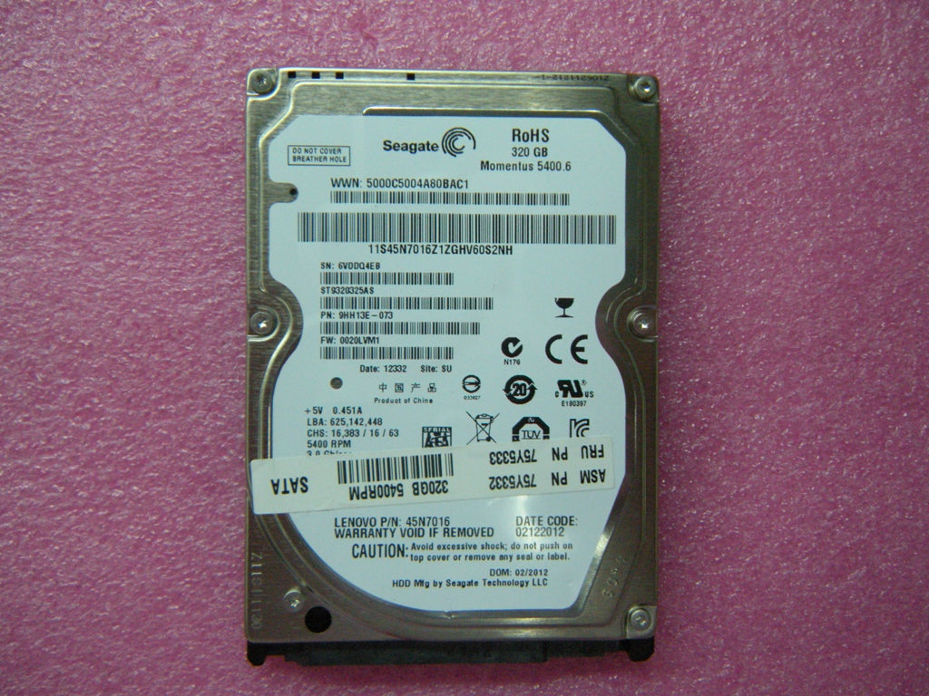 Lenovo 75Y5333 - Part