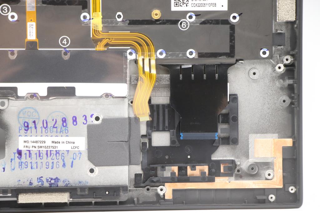Lenovo Mech_Asm Grp_Kbd_Bzl_German_Ww - 5M10Z27531