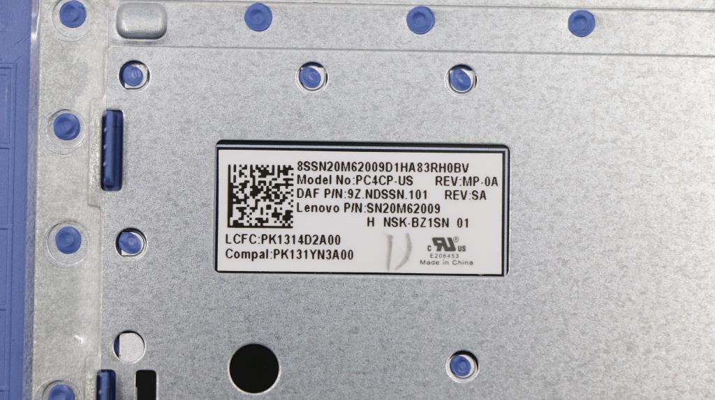 Lenovo Keyboard Internal Includes C-C - 5CB0R13873