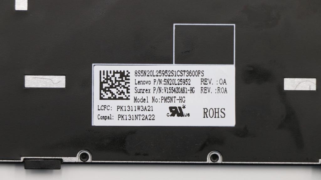 Lenovo Ki Keyboards Internal - 5N20L25952